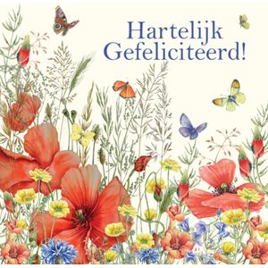 Janneke Brinkman | Felicitatiekaart | bloemen | Giant Square Card