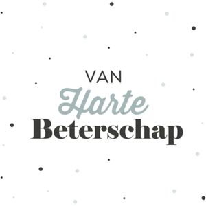Greetz | Beterschapskaart | Van harte beterschap | Large Square Card