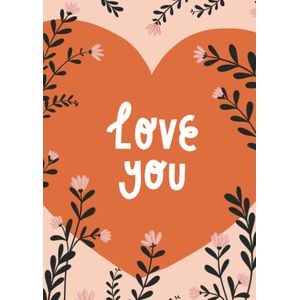 Greetz | Moederdagkaart | love you | hart | Standard Card