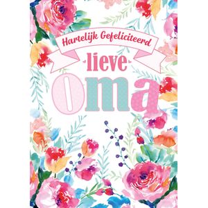 Paperclip | Verjaardagskaart | Lieve oma | Standard Card