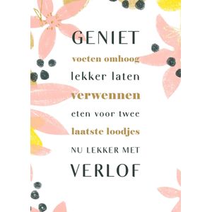 Greetz | Zwangerschapskaart | met verlof | Postcard