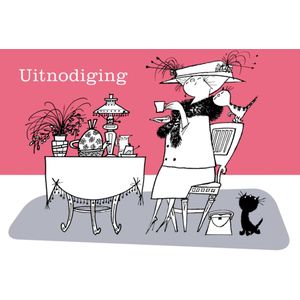 Fiep Westendorp | Thee met Pim en Pom | Postcard