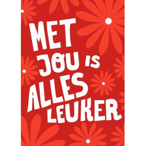 Greetz | Valentijnskaart | alles leuker | bloemen | Large Card