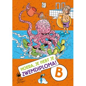 Jan van Haasteren Junior | Zwemdiploma kaart | Octopus | B | Giant Card
