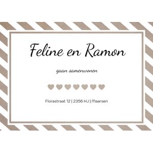 Greetz | Hartjes en strepen | Standard Card