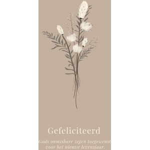 Dagelijksebroodkruimels | Dagelijkse Broodkruimels | Verjaardagskaart | Gefeliciteerd | Large Card
