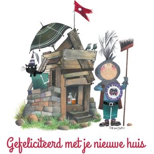 Fiep Westendorp | Geimproviseerd kasteel | Square Card
