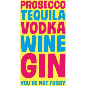 Dean Morris | Verjaardagskaart | grappig | drank | Large Card
