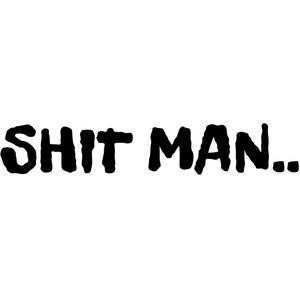 Greetz | Beterschapskaart | Shit man | Giant Square Card