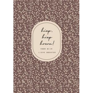 Zusss | Verjaardagskaart | Voor mijn lieve dochter | Large Card