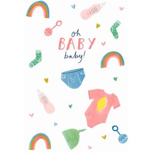 Jess Rose Illustration | Jess rose | Geboortekaart | illustratie | Standard Card