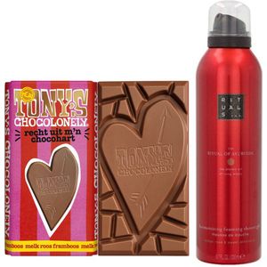 Rituals | Tony's Chocolonely Hart showerfoam Ayurveda | Chocolates