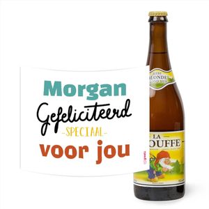 La Chouffe | 750 ml | Happy Birthday met eigen naam | Alcohol Gift