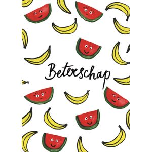 Marie Bodié | Beterschapskaart | Banaan & meloen | Standard Card