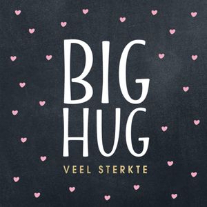 Luckz | Beterschapskaart | Big hug, veel sterkte | Square Card