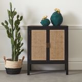 Rotan kast smal 75 cm - 75x40x90cm.