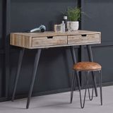Bureau van teakhout - 90 x 50cm.