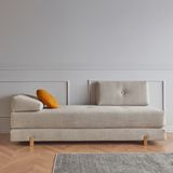 Tweepersoons slaapbank met eiken 579 Kenya Gravel
