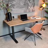 Zit sta bureau boomstam elektrisch 160 x 80 - 160 x 80cm.