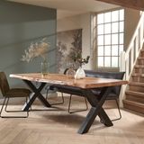 Boomstamtafel 180x90 - 180 x 90cm.