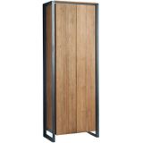 Wandkast van teakhout - 75x40x200cm.