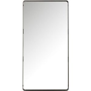 Zwarte spiegel metaal 120 cm - 60x120cm