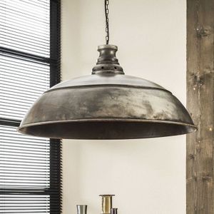 Grote industriele metalen hanglamp