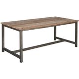 Industriele eettafel 200 cm - 200 x 100cm.