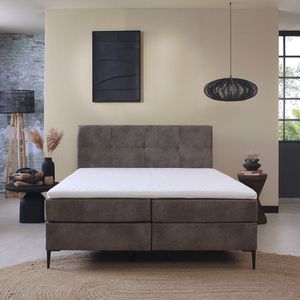 Boxspring bed 160x200 antraciet