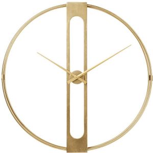 Gouden wandklok 107 cm