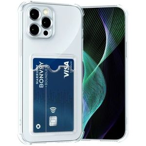 Transparant hoesje inclusief pasjehouder iPhone 15