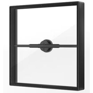 Hologram 3D led ventilator projector Y42P met rechthoekige zwarte rand 450X450MM
