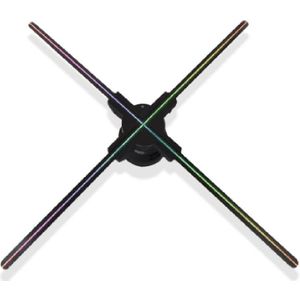 Hologram 3D led ventilator projector F52 52CM met vier bladen