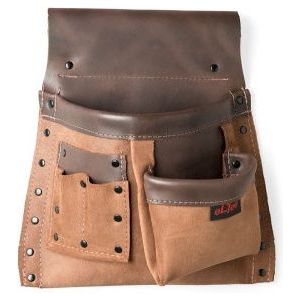 Eltee gereedschapsgordel enkel leder grote vakken nst-D