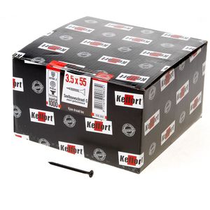 Snelbouwschroef gefosfateerd met trompetkop phillips S 3.5 X 55MM