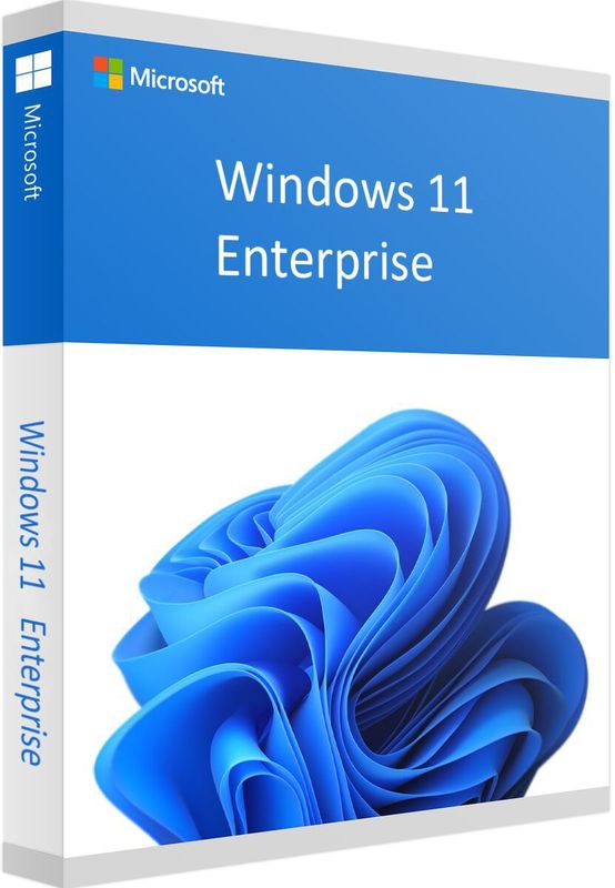 Microsoft - Windows 11 Enterprise - Besturingssysteem - Zwart - Digitale Download