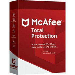 McAfee - Total Protection - Antivirus - 5 Apparaten - Licentie voor 1 Jaar
