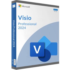 Microsoft Visio 2024 Professional - Software - Levenslang voor 1 pc