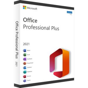 Microsoft Office 2021 Professional Plus - Software - Levenslang voor 1 PC