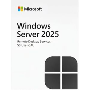 Windows Server 2025 Remote Desktop Services (RDS) - 50 User CAL