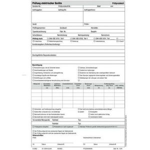 Beha-Amprobe 1279 Prüfprotokoll 0701/0702 50 St.