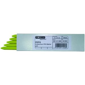 PEPG Ersatzminen PRO Marker gelb VE5