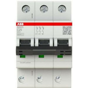 ABB SX203-C25 Sicherungsautomat  6kA,25A,3P