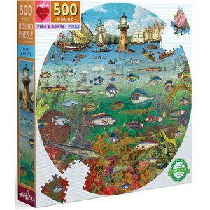 eeBoo - Vis en Boot - Stickers - 500 Stuks - Creatief Spel