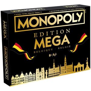 [GEMIDDELD BESCHADIGD] Mega Monopoly Belgium