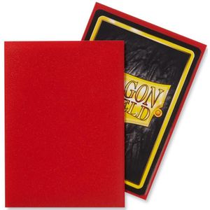 Dragon Shield Card Sleeves: Standard Matte Crimson (63x88mm) - 100 stuks