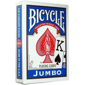 Playing Cards: Jumbo - Blue (Bicycle)