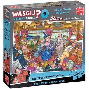 Wasgij Mystery Puzzel Retro 9: De Grote Treinroof! – 1000 stukjes  Jumbo​
