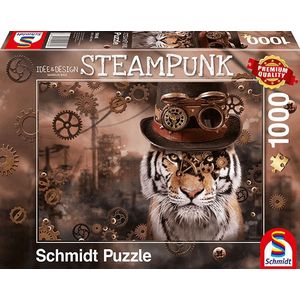 Steampunk Tijger - Puzzel (1000)