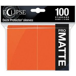 Ultra Pro Eclipse PRO-Matte Sleeves: Standaard Pumpkin Orange (66x91mm) - 100 stuks